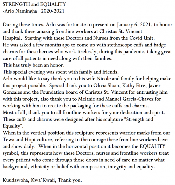 “Super Hero Gift” CHRISTUS St. Vincent Regional Medical